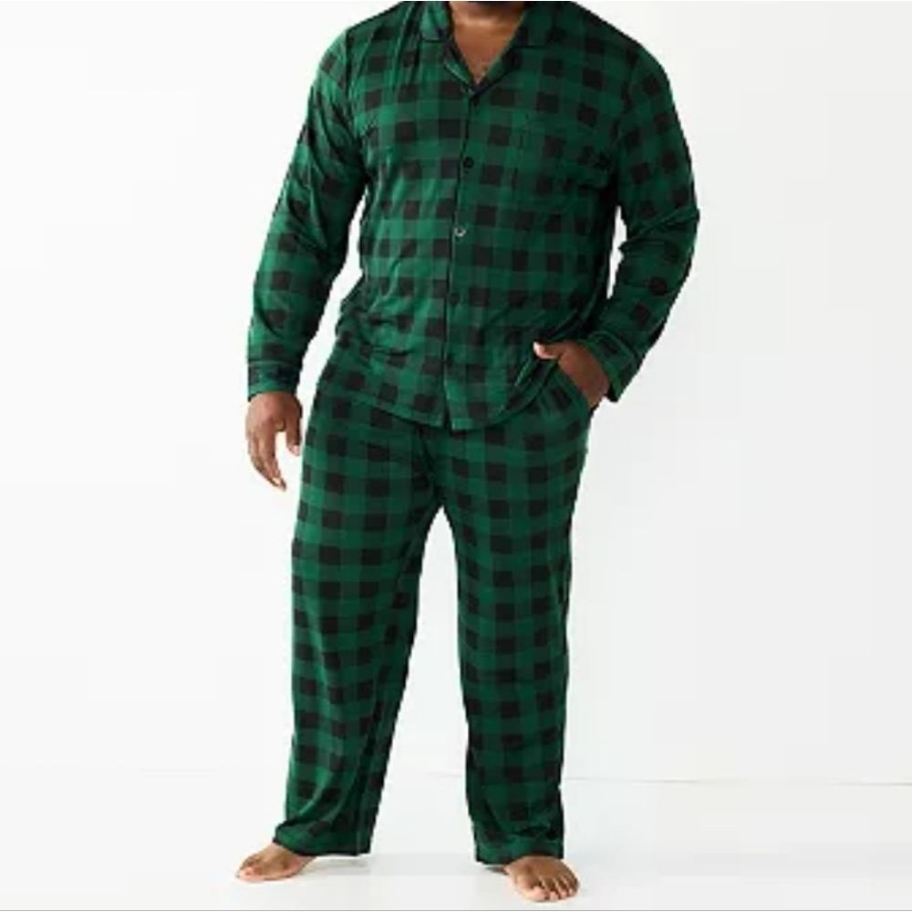 - Big and Tall  jammies for your families  cuddl Duds two piece pj set s…